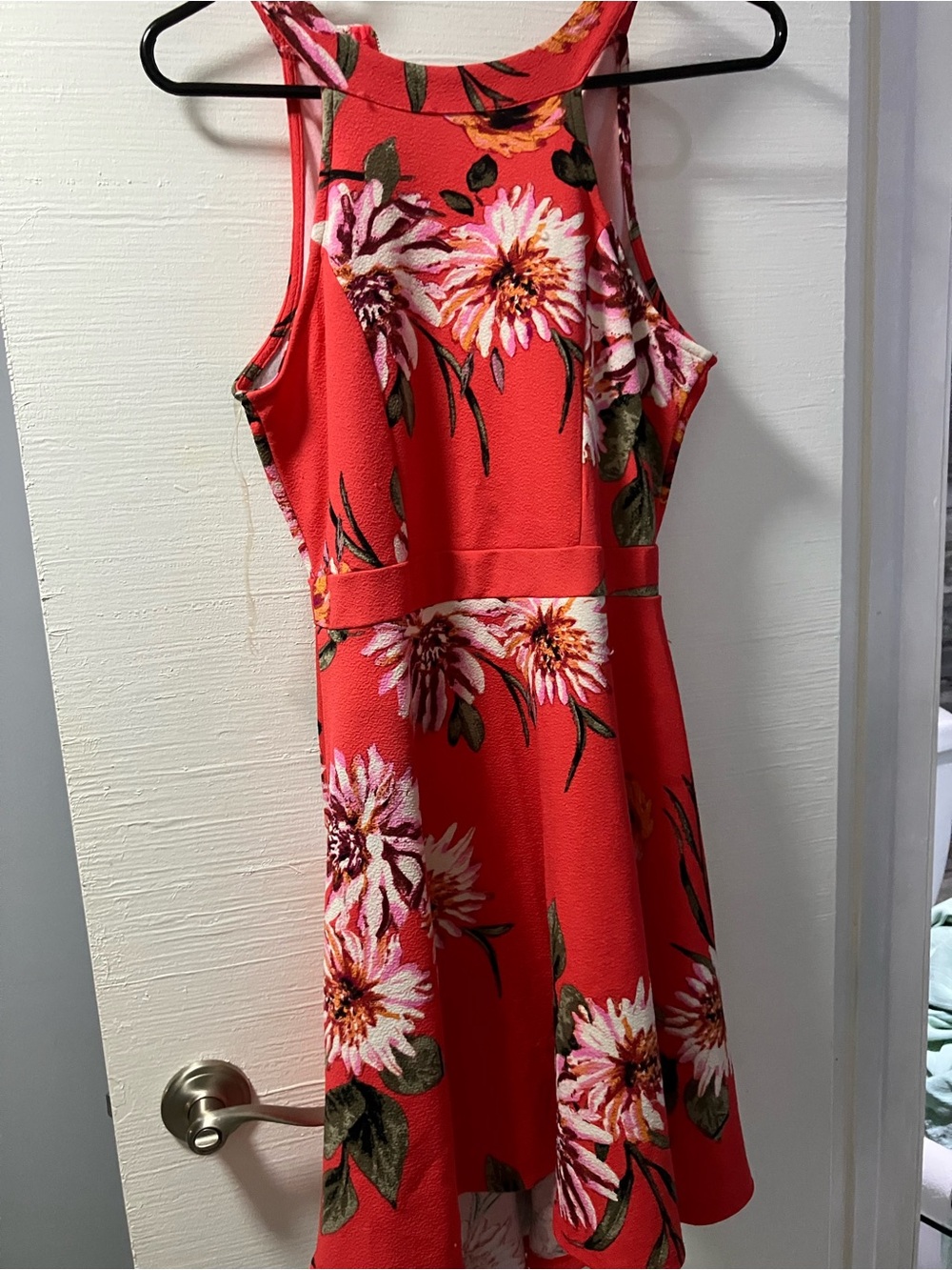 Floral Fit-and-Flare Women's Dress